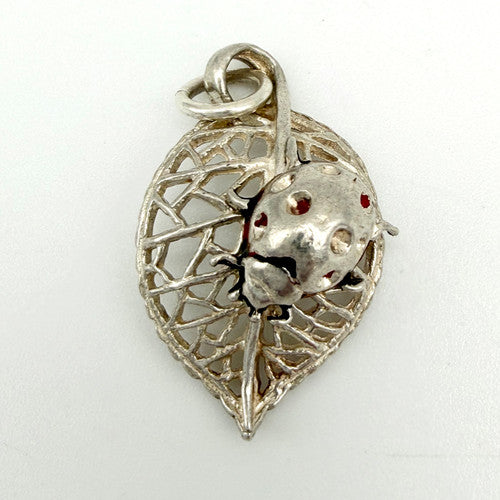 Vintage 925 Sterling Silver NUVO Ladybird Charm CA28-20