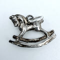 Vintage 925 Sterling Silver Rocking Horse Charm