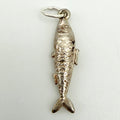 Vintage Sterling Silver Fish Charm