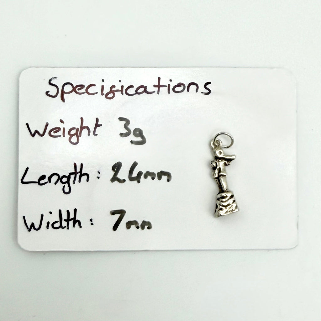 Vintage Sterling Silver Pied Piper of Hamelin Charm