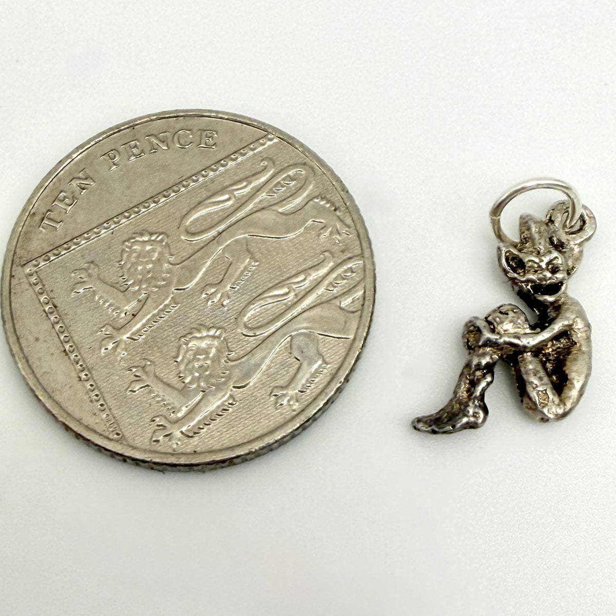 Vintage Sterling Silver Imp Charm