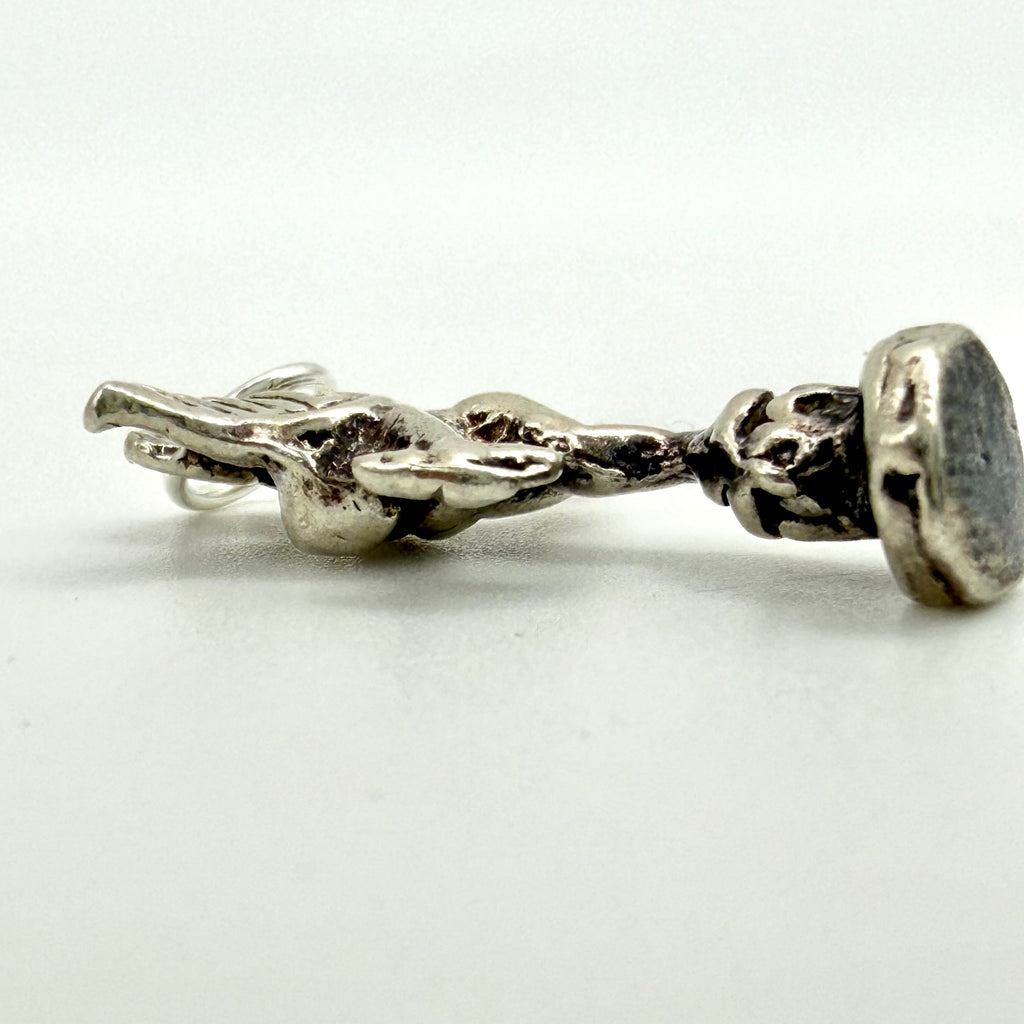 Vintage 925 Sterling Silver Eros Statue Cupid Charm
