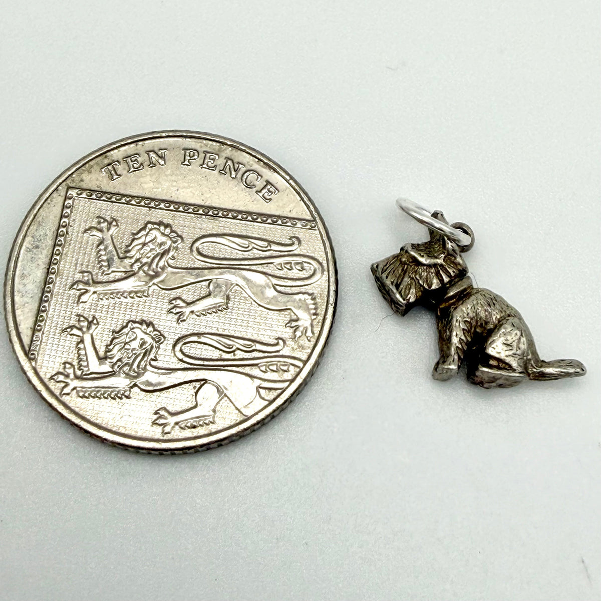 Vintage Sterling Silver Scottish Terrier Scottie Dog Charm