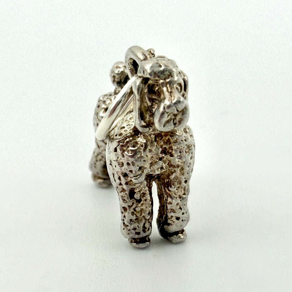Vintage Sterling Silver Poodle Dog Charm