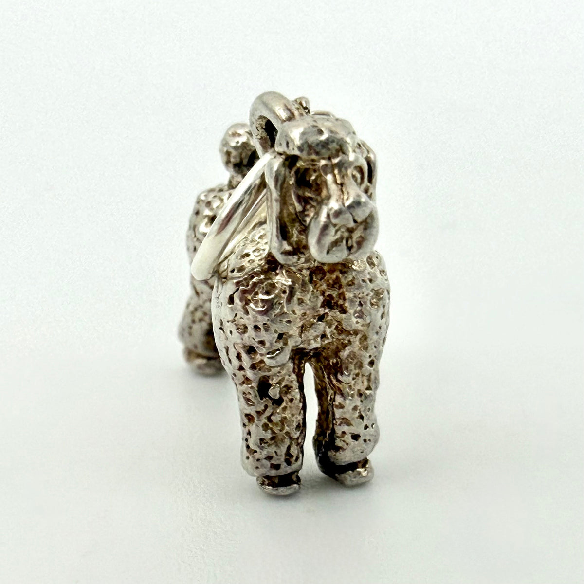 Vintage Sterling Silver Poodle Dog Charm