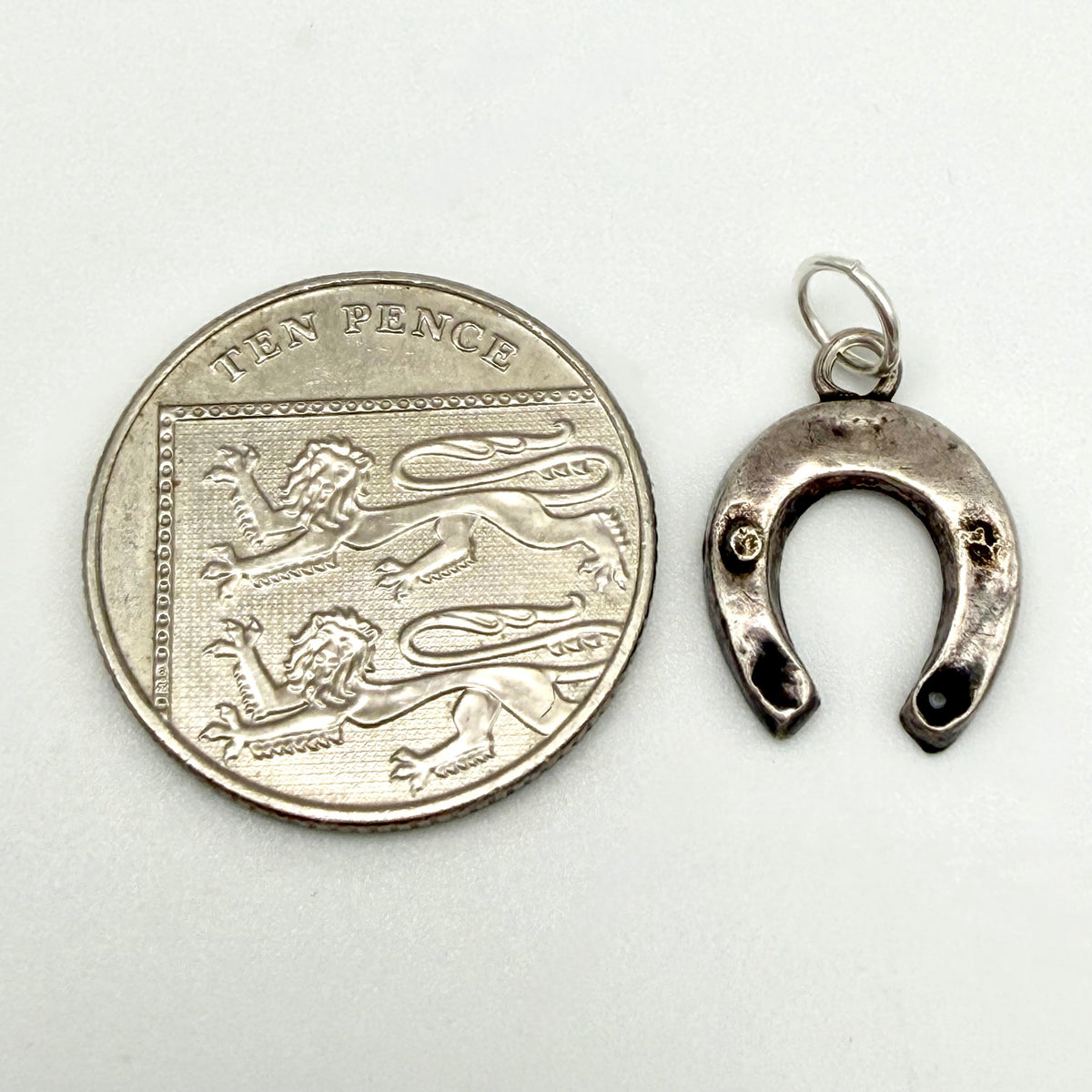 Vintage 925 Sterling Silver Lucky Horseshoe Charm