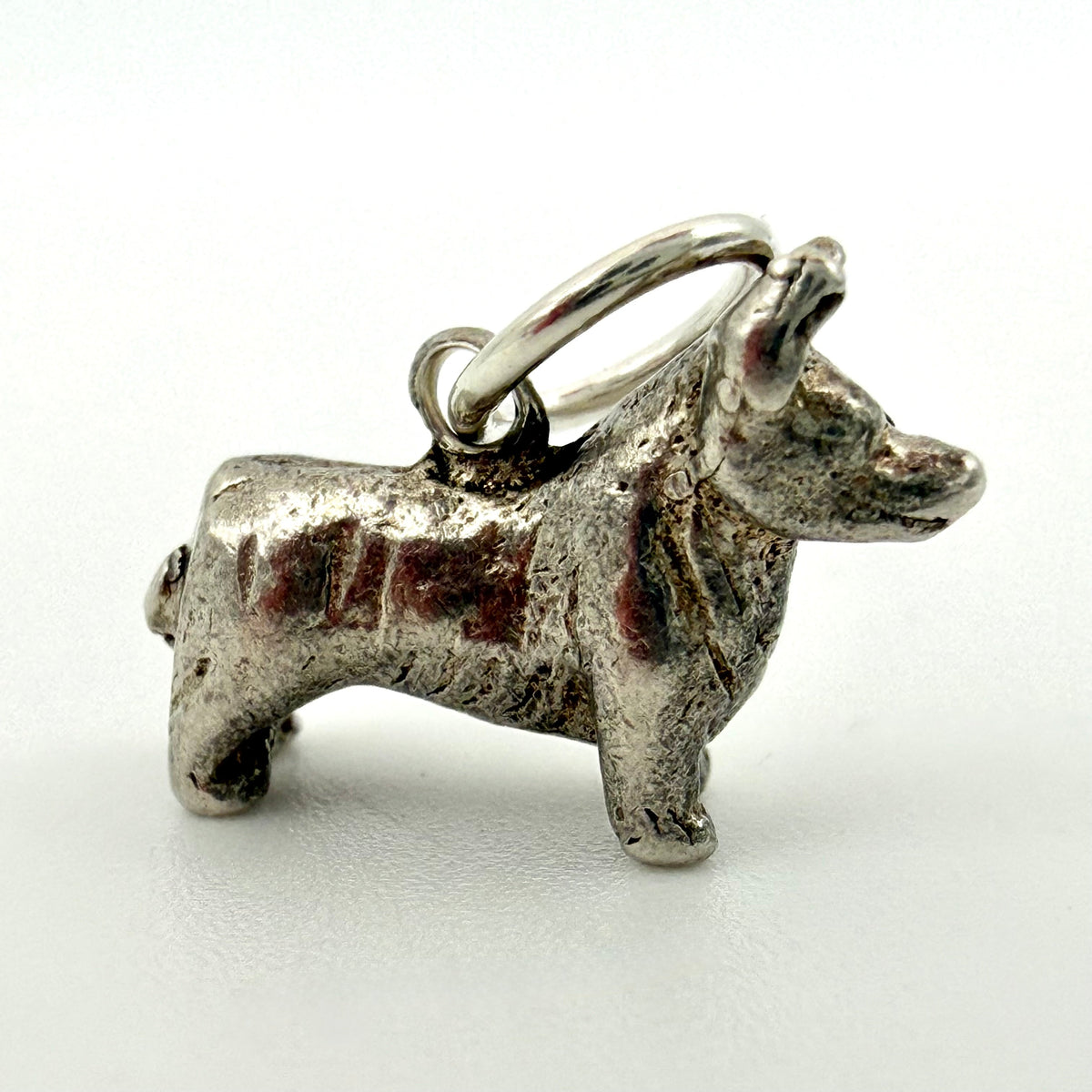 Vintage Sterling Silver Corgi Dog Charm