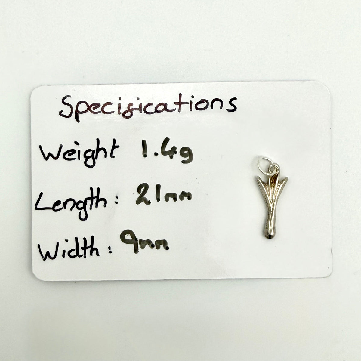 Vintage Sterling Silver Welsh Leek Charm