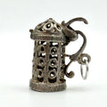 Vintage Sterling Silver Ornate Tankard Charm
