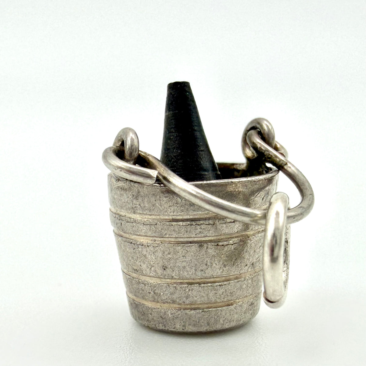 Vintage 925 Sterling Silver Champagne Bucket Charm - Pats Silver