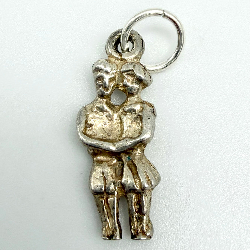 Vintage 925 Sterling Silver Married Couple Charm