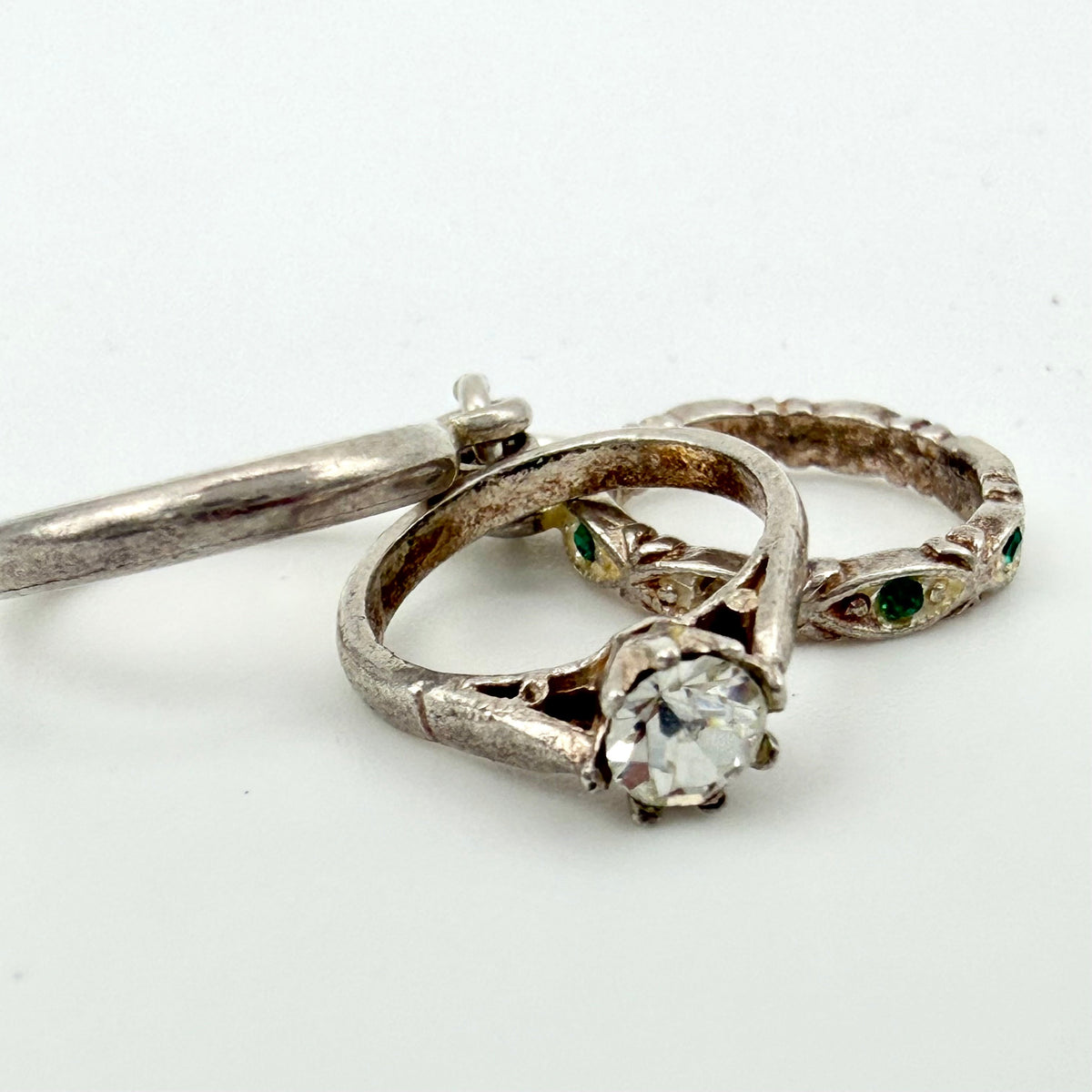 Vintage 925 Sterling Silver Rings Charm - Pats Silver