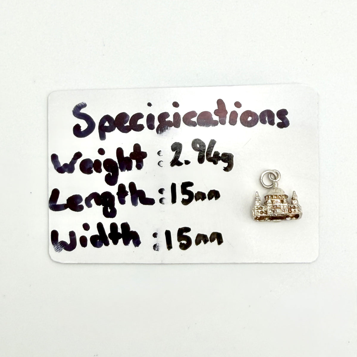 Vintage 925 Sterling Silver St Paul's Cathedral Charm - Pats Silver
