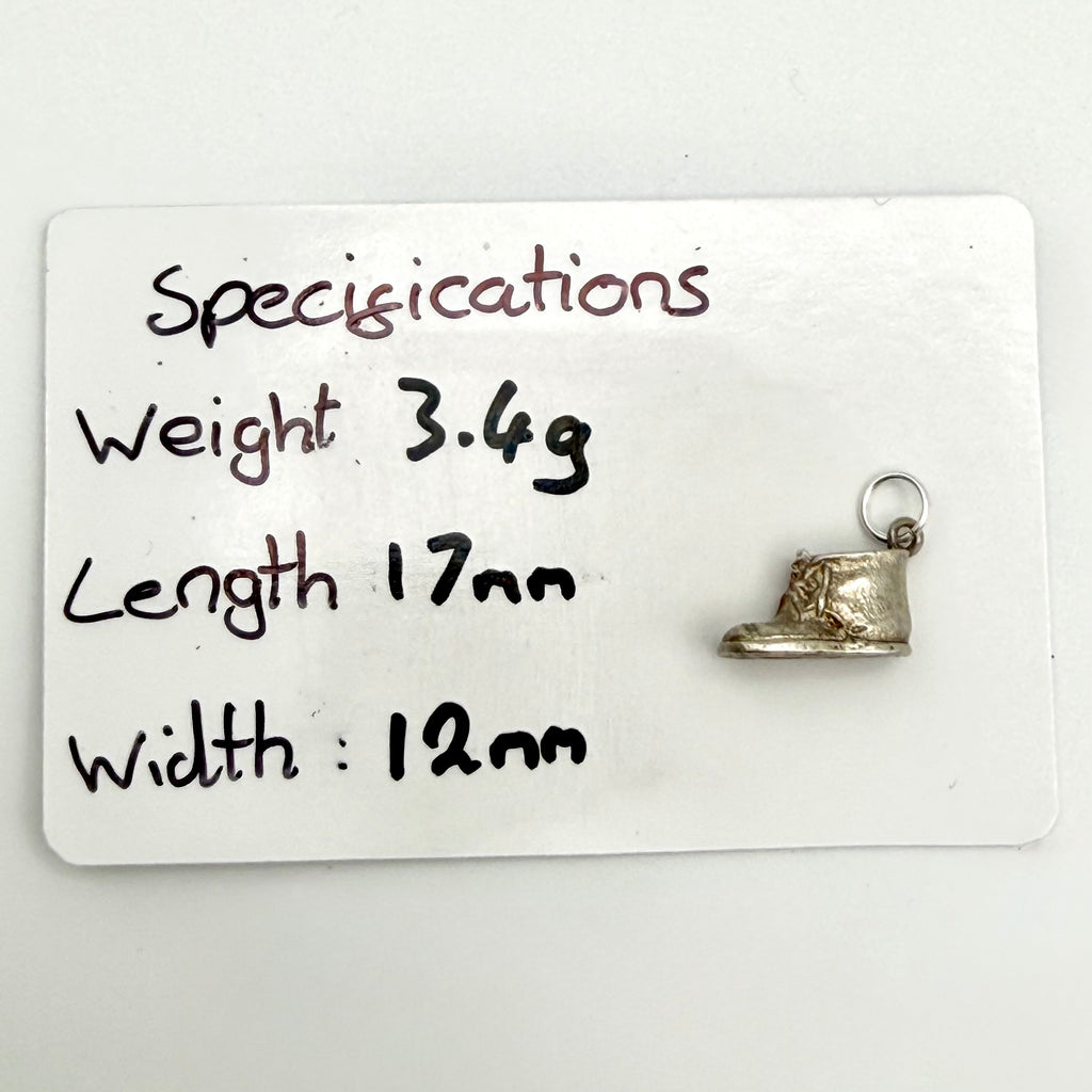 Vintage Sterling Silver Baby Boot Charm