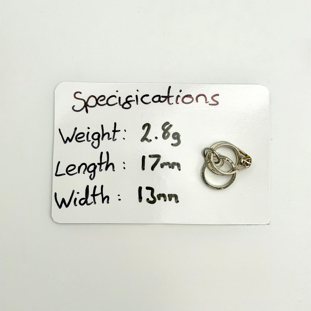 Vintage 925 Sterling Silver Rings Charm