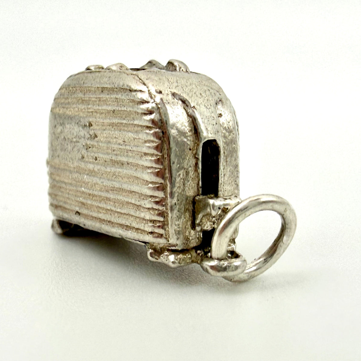 Vintage Sterling Silver articulated Toaster charm