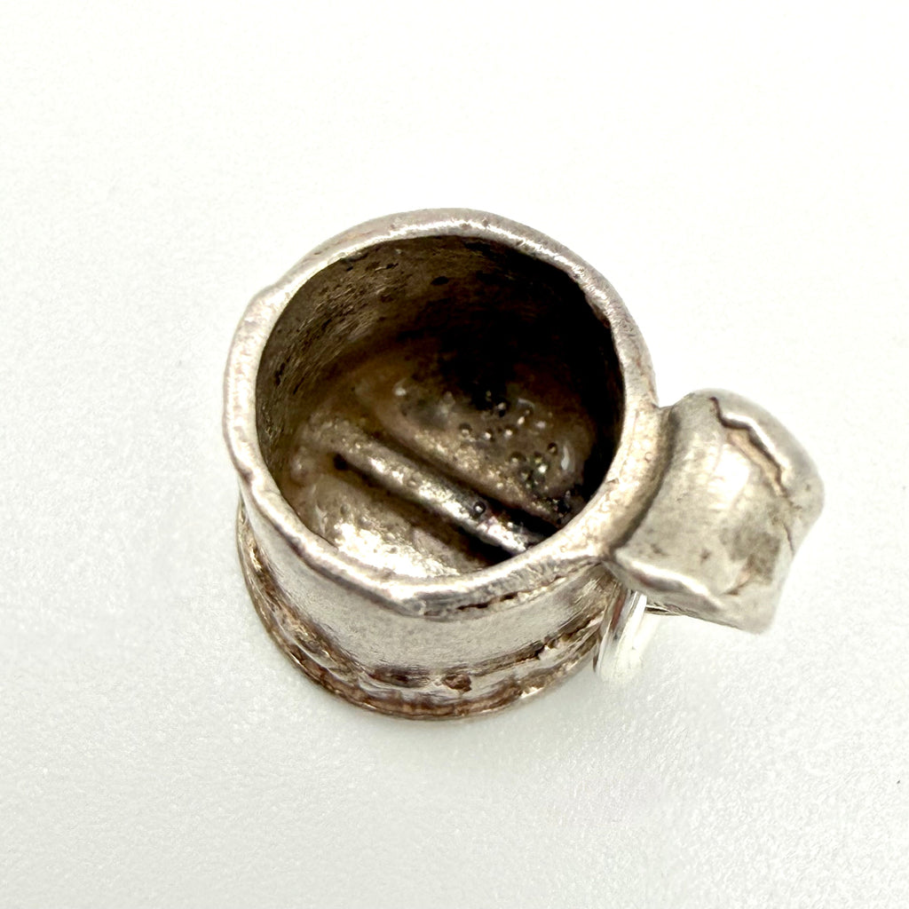 Vintage 925 Sterling Silver Tankard Charm