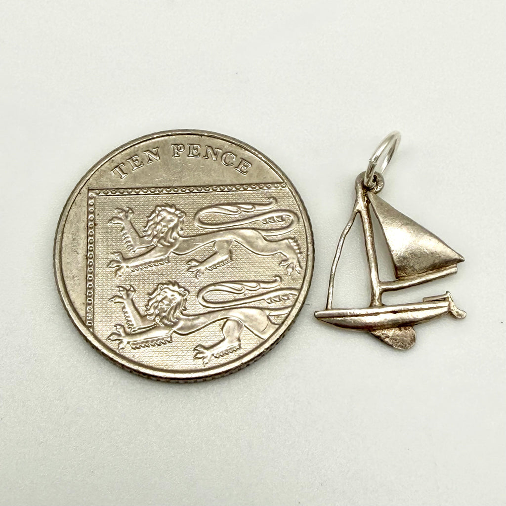 Vintage 925 Sterling Silver Sailboat