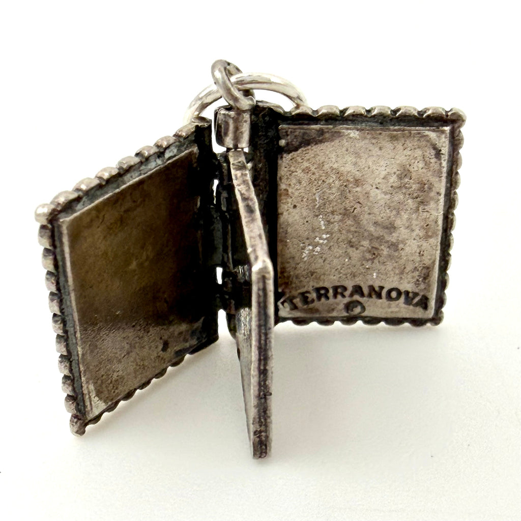Vintage Sterling Silver My Diary Opening Book Charm