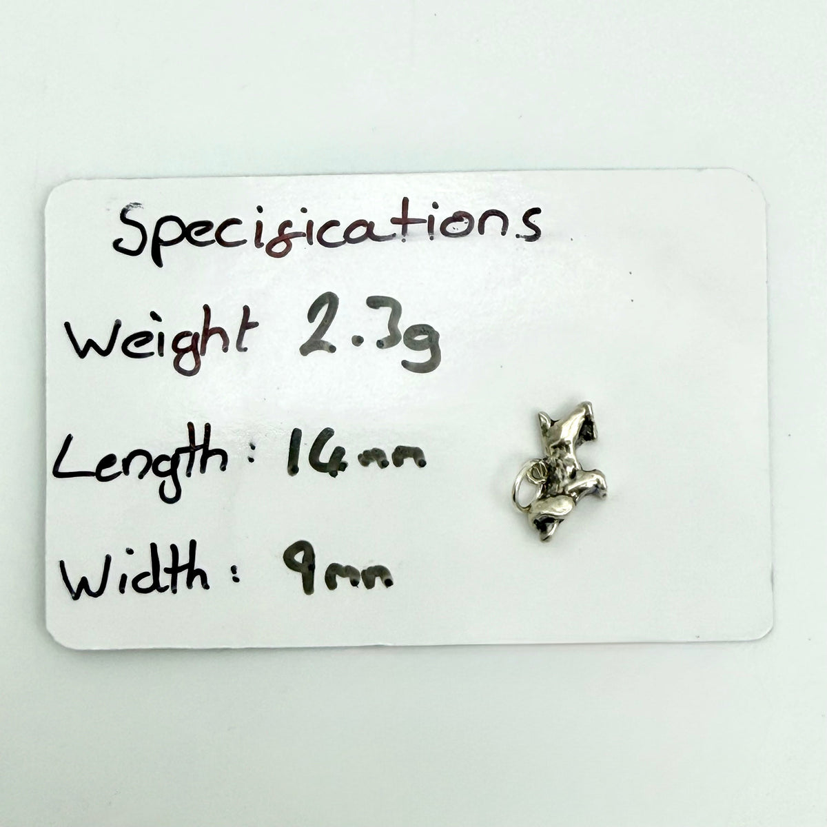 Vintage Sterling Silver Spaniel Dog Charm