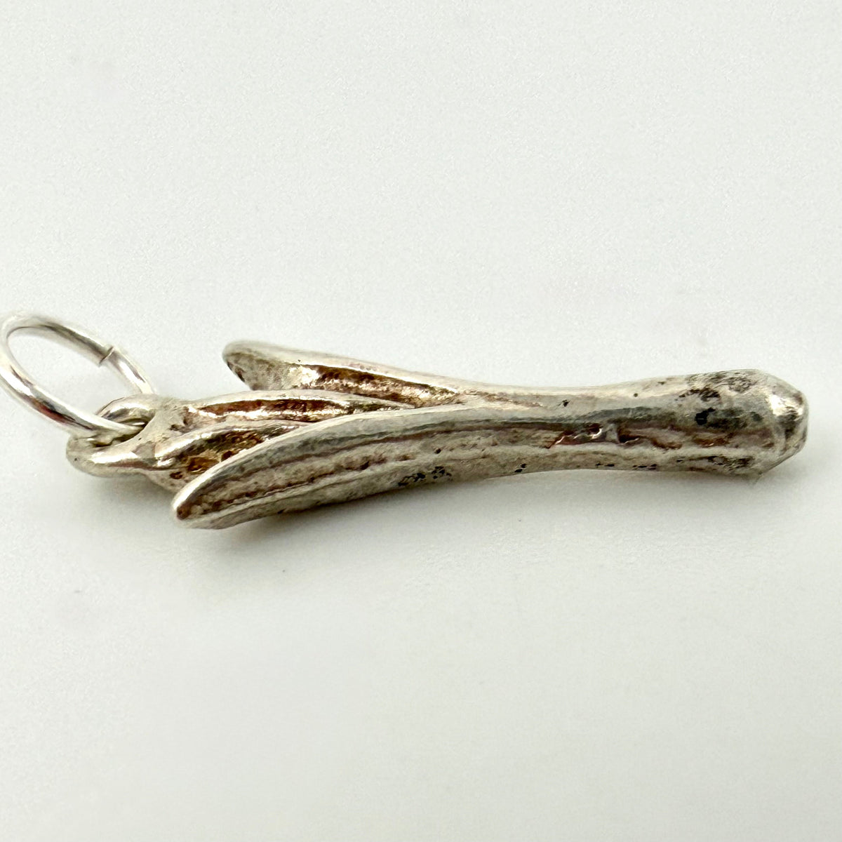 Vintage Sterling Silver Welsh Leek Charm