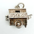 Vintage 925 Sterling Silver Organ Grinder Charm - Pats Silver
