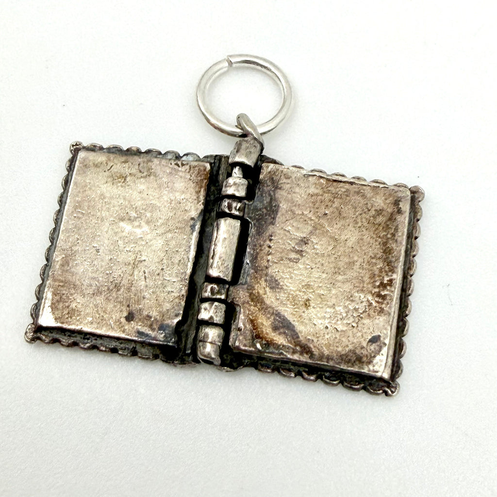 Vintage Sterling Silver My Diary Opening Book Charm