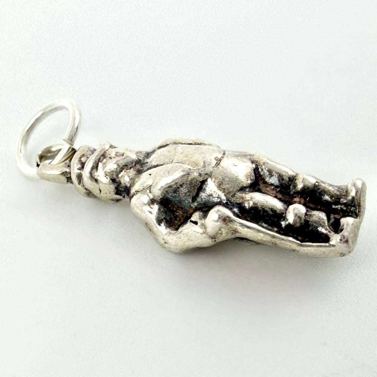 Vintage Sterling Silver John Bull Charm