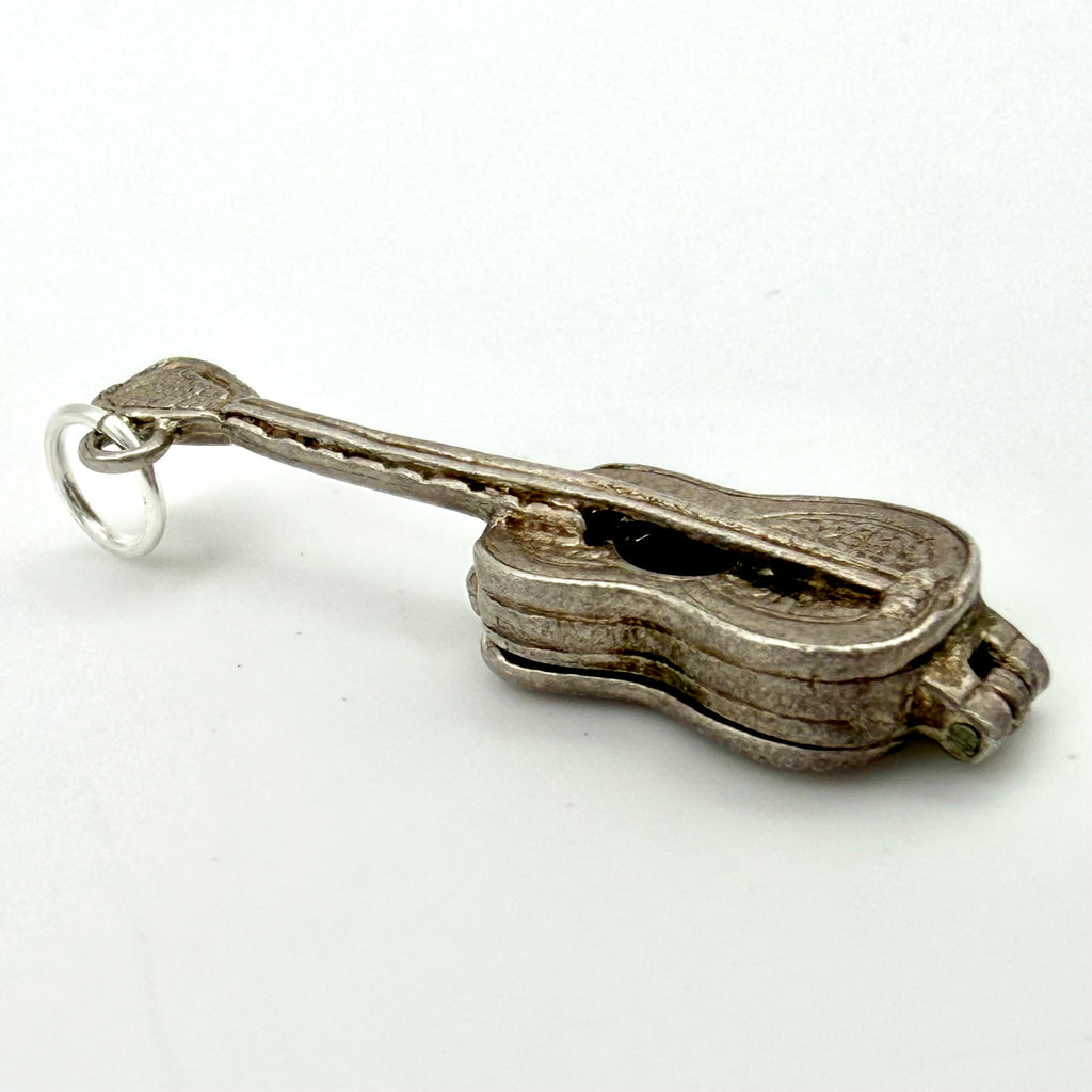 Vintage Sterling Silver Spanish Guitar Charm