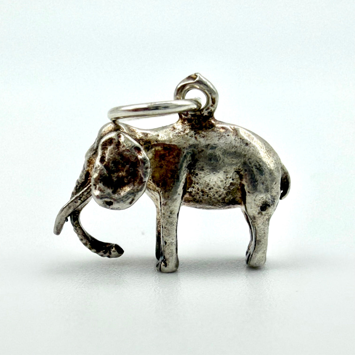 Vintage 925 Sterling Silver Elephant Charm - Pats Silver