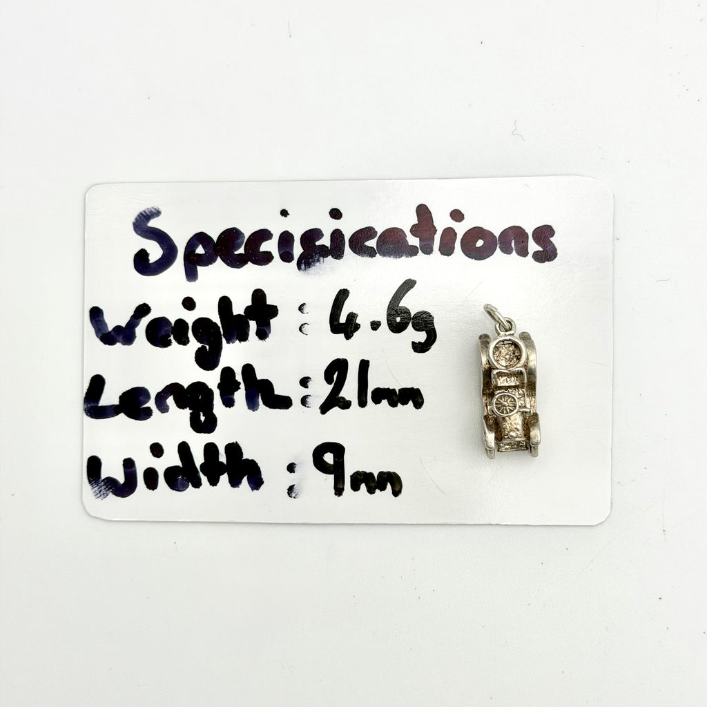 Vintage 925 Sterling Silver Classic Car Charm - Pats Silver