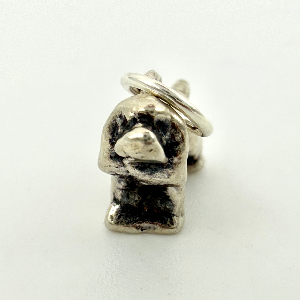 Vintage Sterling Silver Spaniel Dog Charm