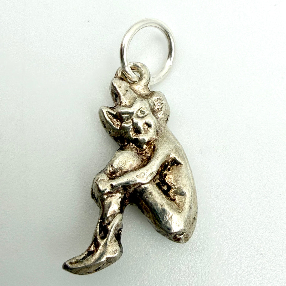 Vintage Sterling Silver Imp Charm