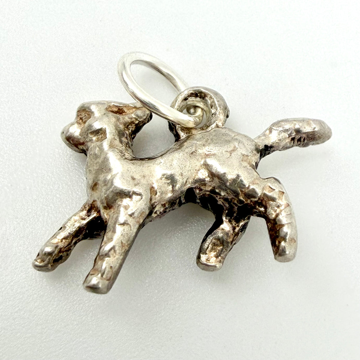 Vintage Sterling Silver Lamb Charm