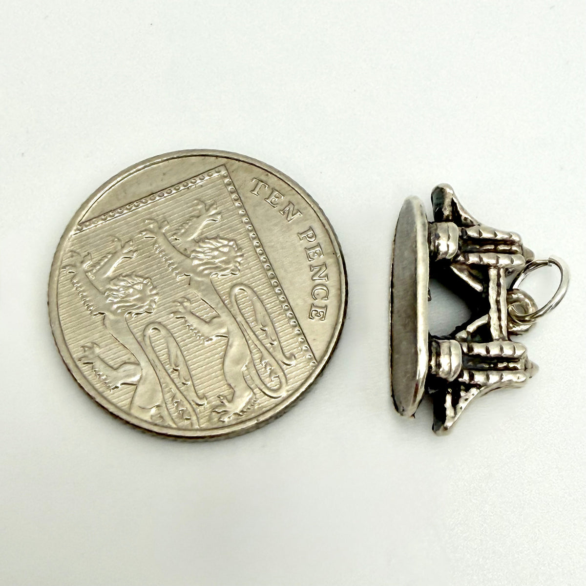 Vintage Sterling Silver Tower Bridge Charm