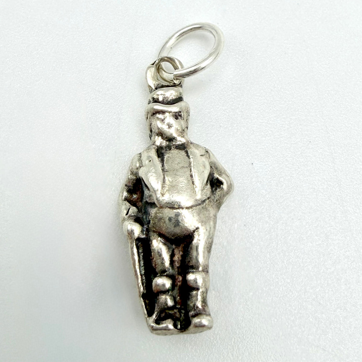Vintage Sterling Silver John Bull Charm