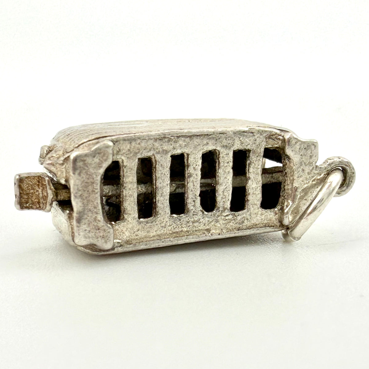 Vintage Sterling Silver articulated Toaster charm