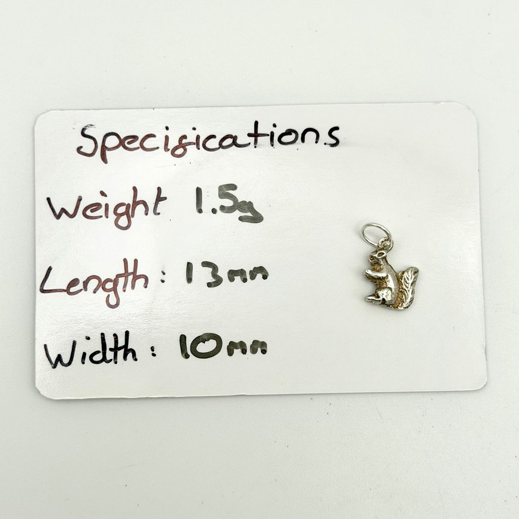 Vintage Sterling Silver Squirrel Charm