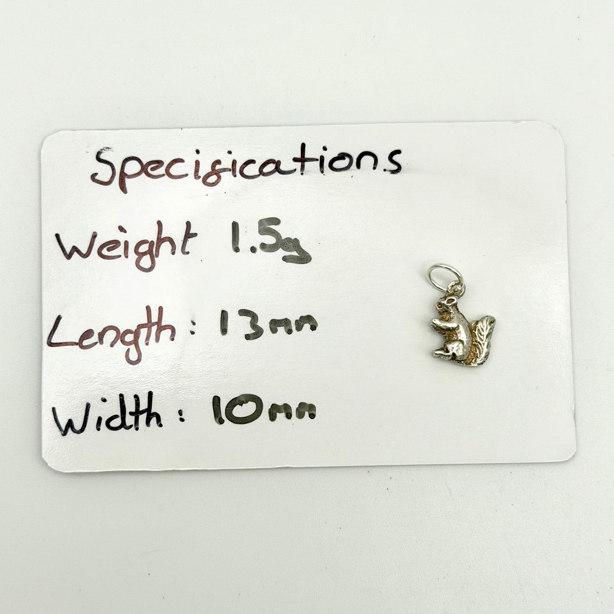 Vintage Sterling Silver Squirrel Charm