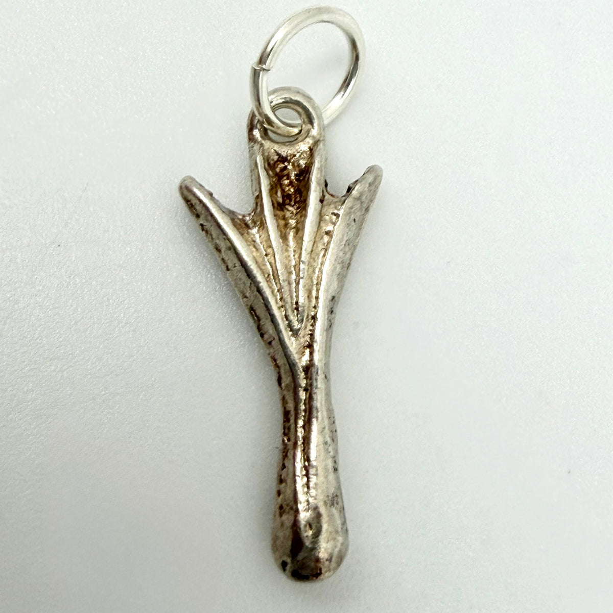 Vintage Sterling Silver Welsh Leek Charm