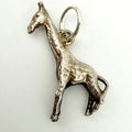 Vintage Sterling Silver Giraffe Charm