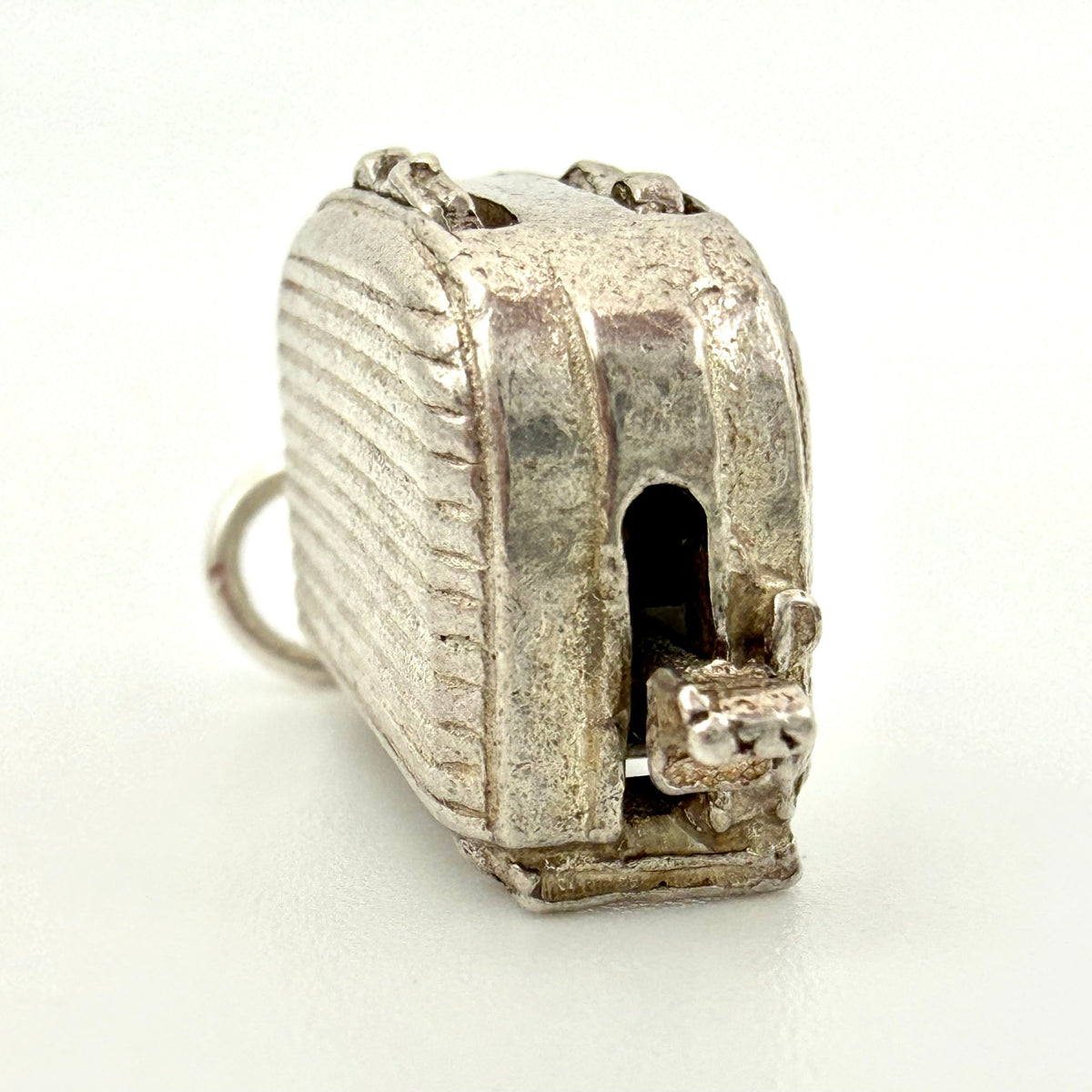 Vintage Sterling Silver articulated Toaster charm