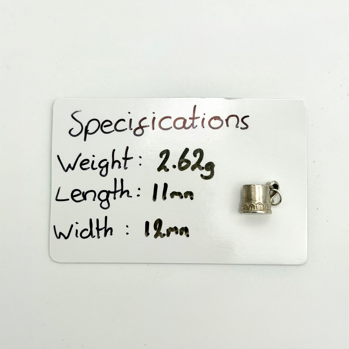 Vintage 925 Sterling Silver Tankard Charm