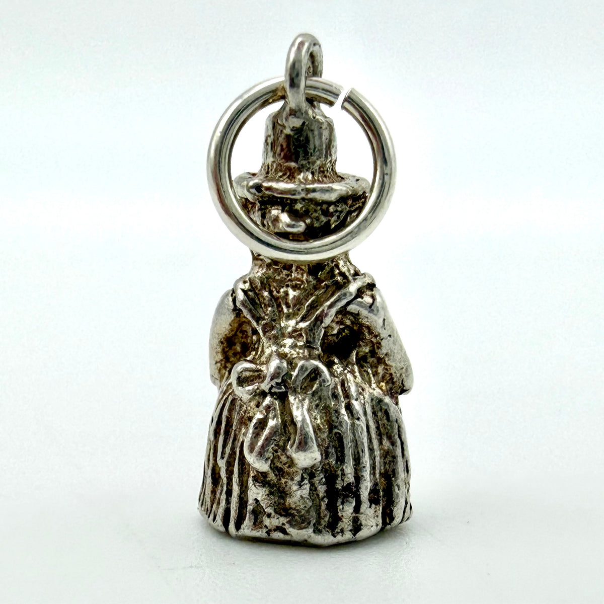 Vintage Sterling Silver Welsh Lady Charm