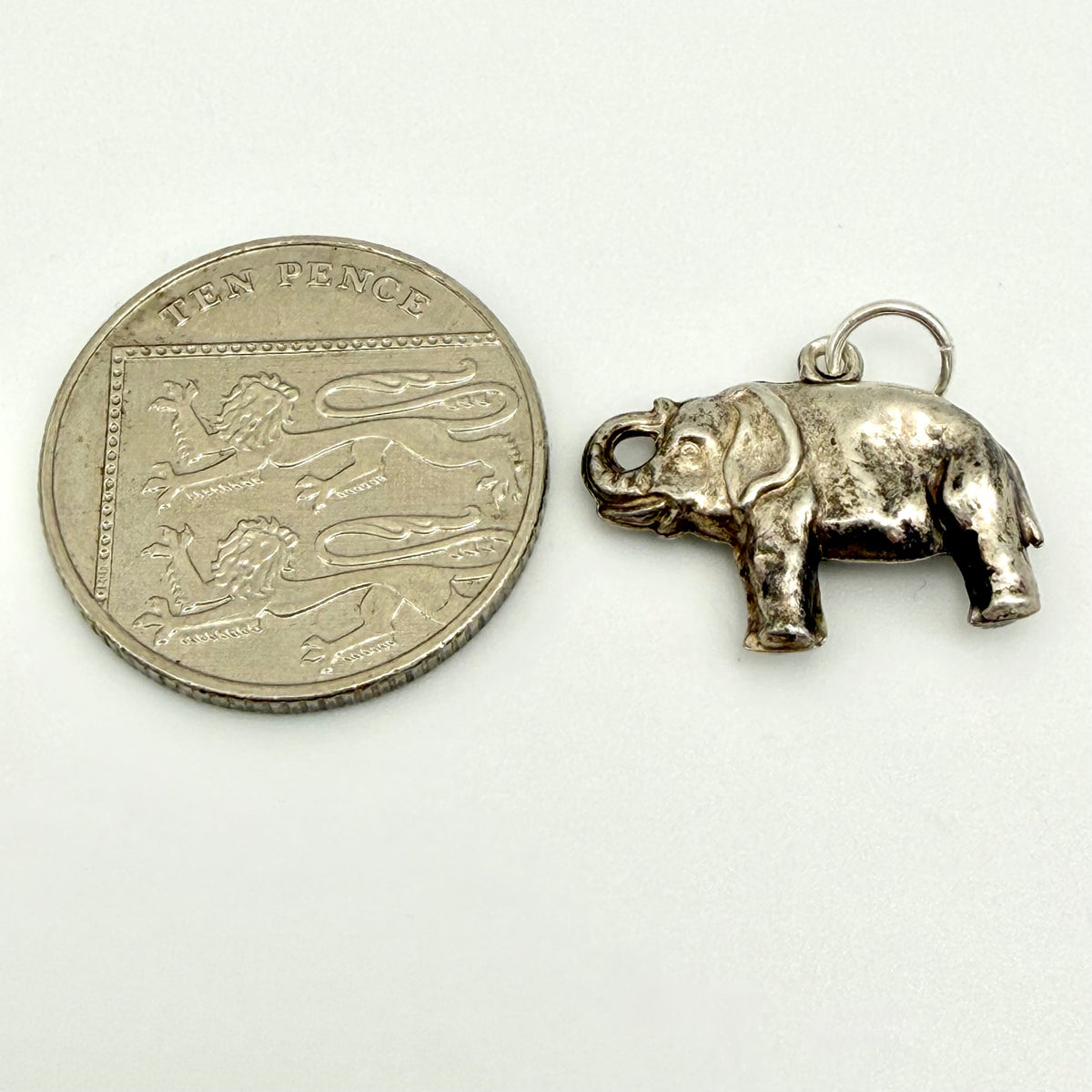 Vintage Sterling Silver Elephant Charm