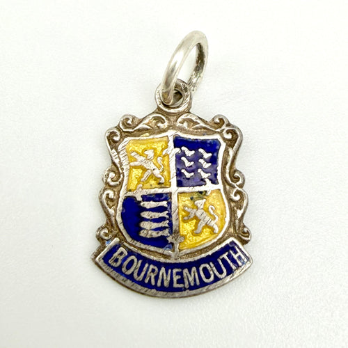 Vintage 925 Sterling Silver Bournemouth Travel Charm - Pats Silver