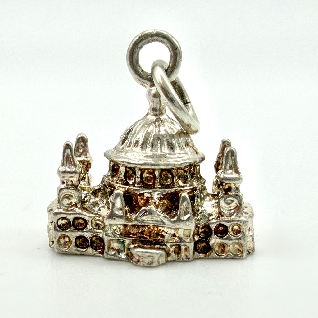 Vintage 925 Sterling Silver St Paul's Cathedral Charm - Pats Silver
