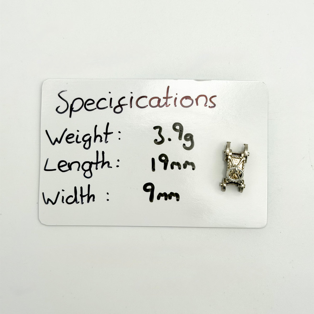 Vintage 925 Sterling Silver Cinderella Carriage Charm