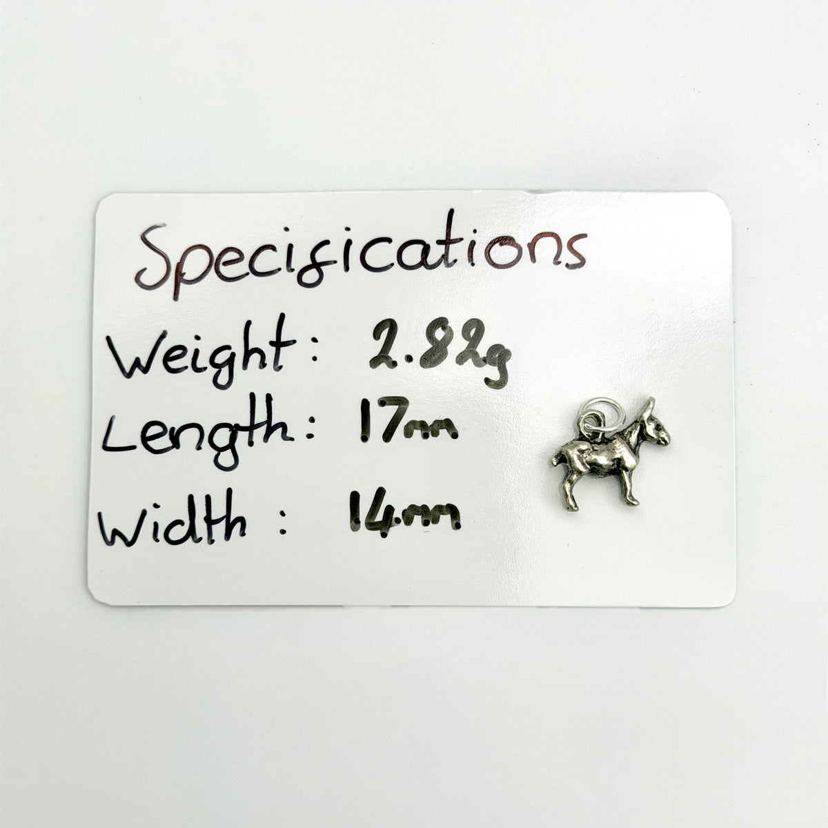 Vintage 925 Sterling Silver Donkey Charm