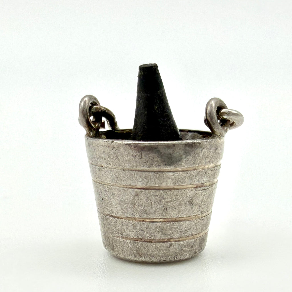 Vintage 925 Sterling Silver Champagne Bucket Charm - Pats Silver